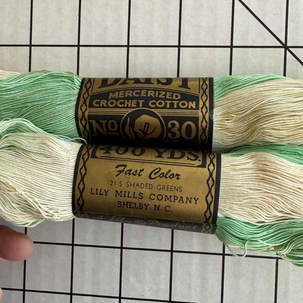 Vintage Daisy Mercerized Crochet Cotton Thread Lot – No. 30, 400 Yds – Pastel - Picture 9 of 16